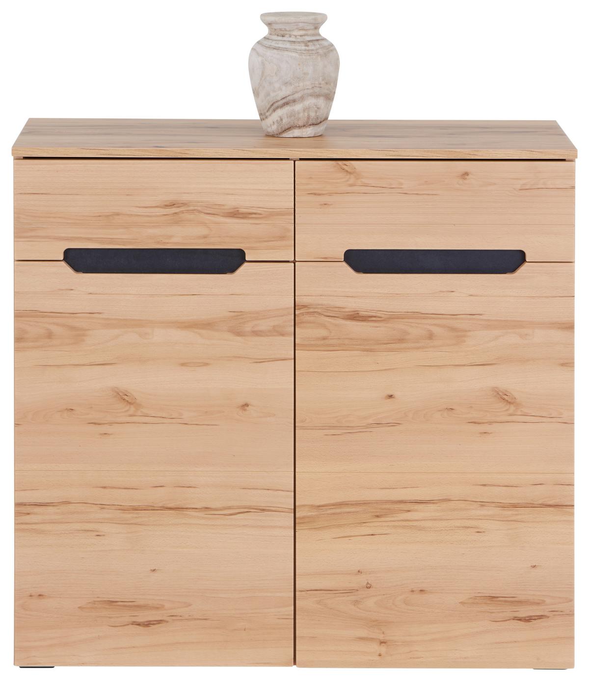 Komoda Alana - črna, Moderno, umetna masa/leseni material (93,2/89,4/38cm) - Mömax