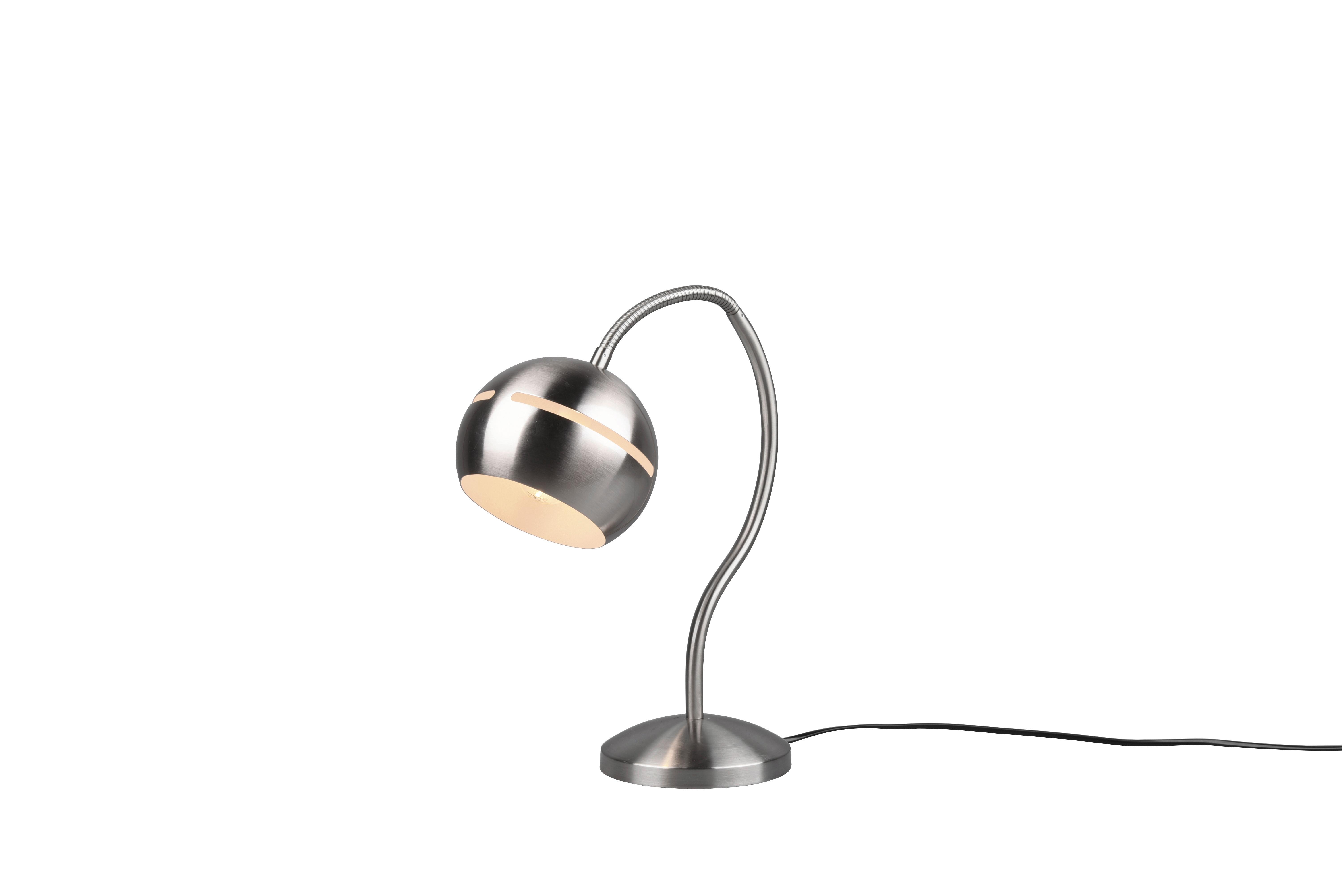 Tischleuchte Fletcher Nickelfarben max. 20 Watt - Nickelfarben, MODERN, Metall (15/42,5/31cm) - Trio Leuchten