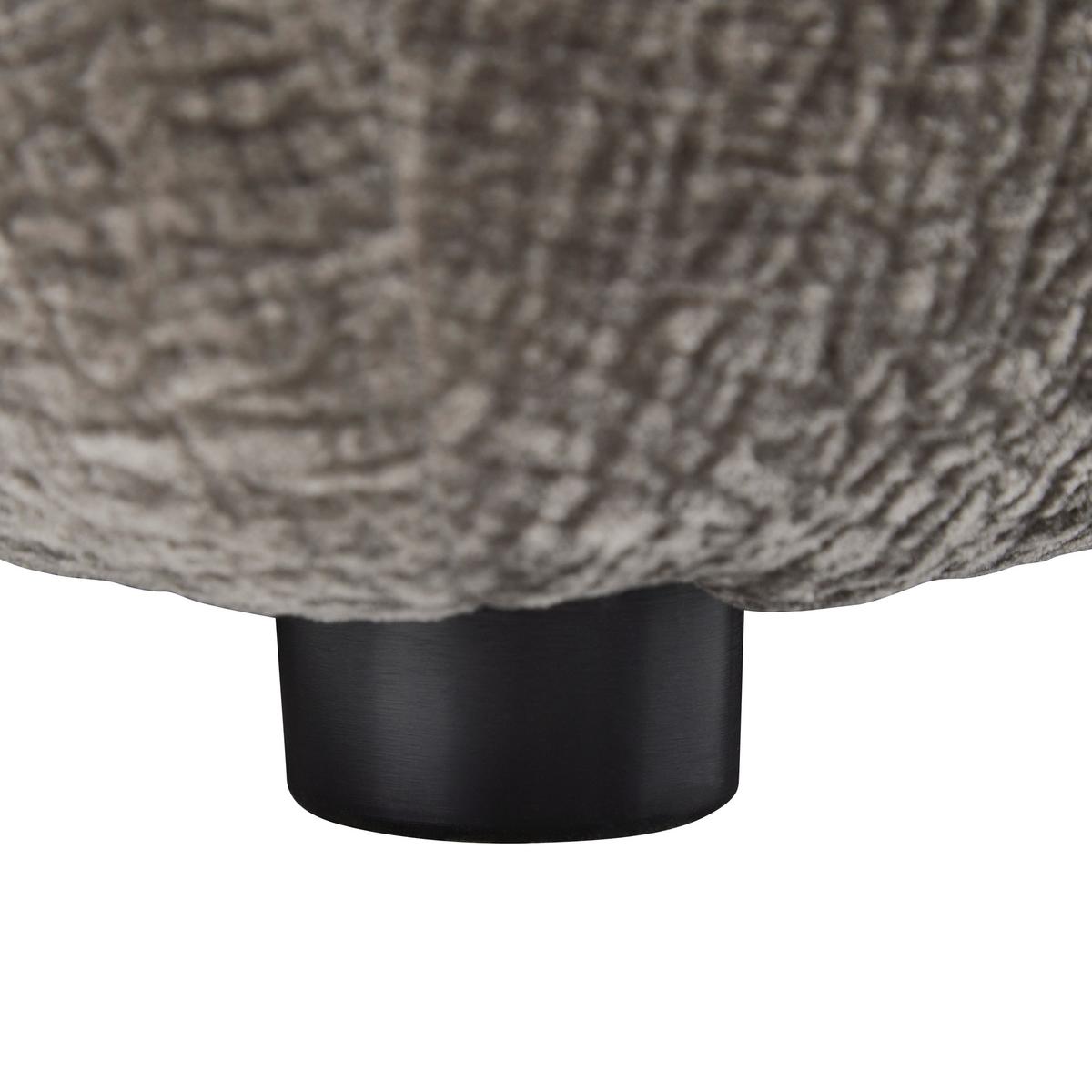 Ecksofa Cammellio Grau - Schwarz/Grau, MODERN, Textil (296/189cm) - Mömax