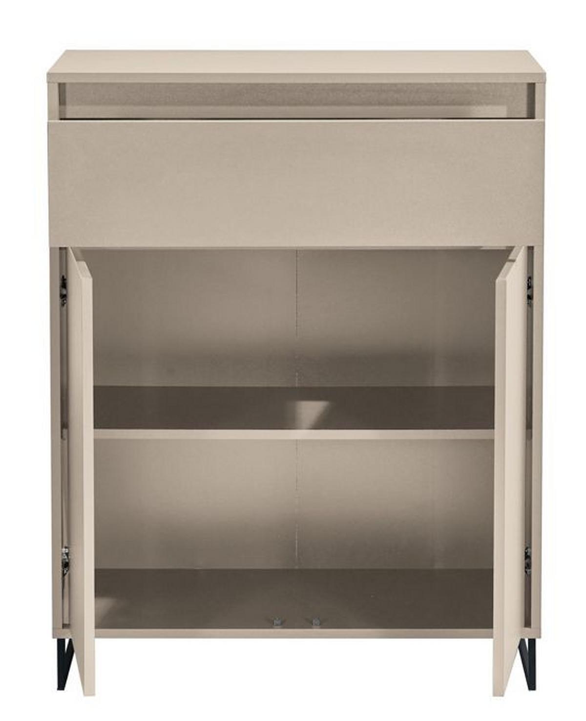 Comodă COLOGNE - cașmir, Design, material pe bază de lemn (80/103/38cm) - Modern Living