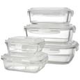Set Caserole Alimentare Jenny - clar/transparentă, plastic/sticlă - Modern Living Set Caserole Alimentare Jenny - clar/transparentă, plastic/sticlă - Modern Living