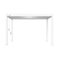 PERGOLA CLASSIC 3X4M WEISS - Weiss, Basics, Metall (400/255/300cm) - Gardenson