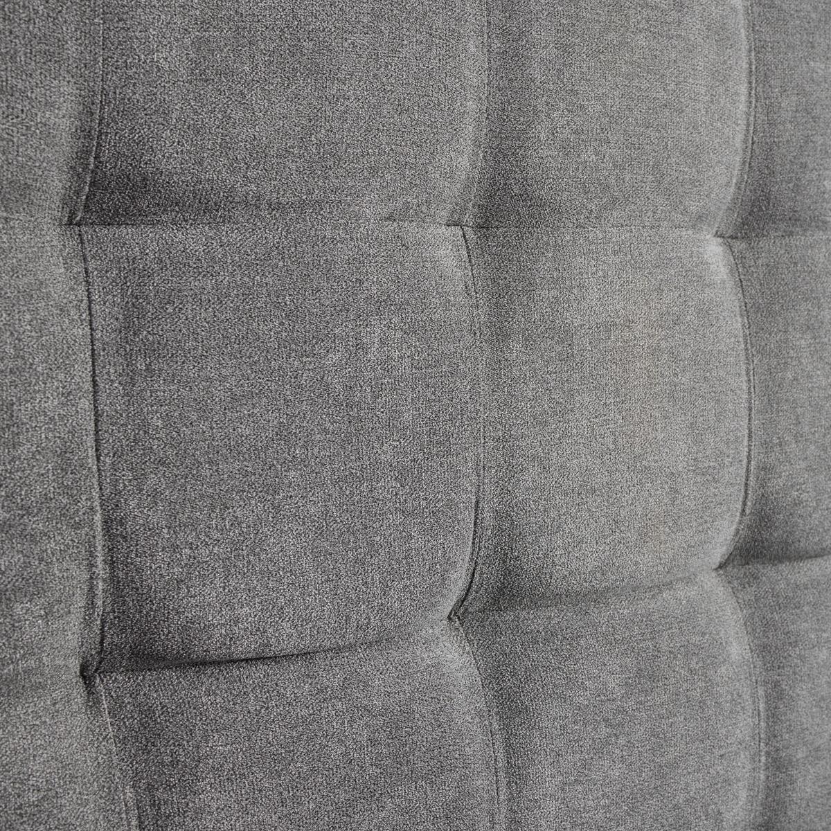 Polsterbett Cesaro ca. 180x200 cm Grau - Naturfarben/Grau, MODERN, Holz/Textil (180/200cm) - Bessagi Home