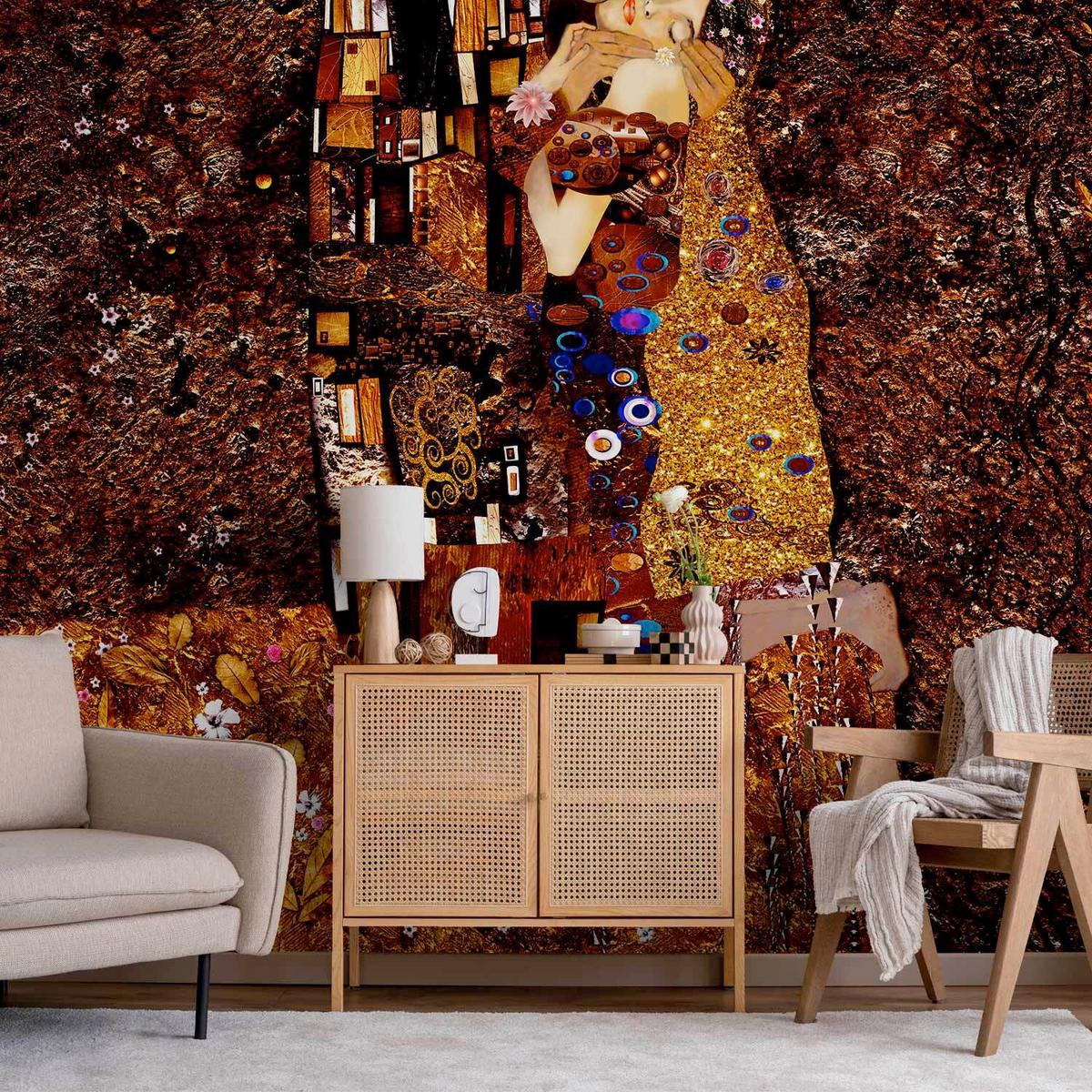 Fototapeta Image Of Love, 400x280cm - zlate barve/rjava, Trendi, tekstil (400/280cm) - artgeist