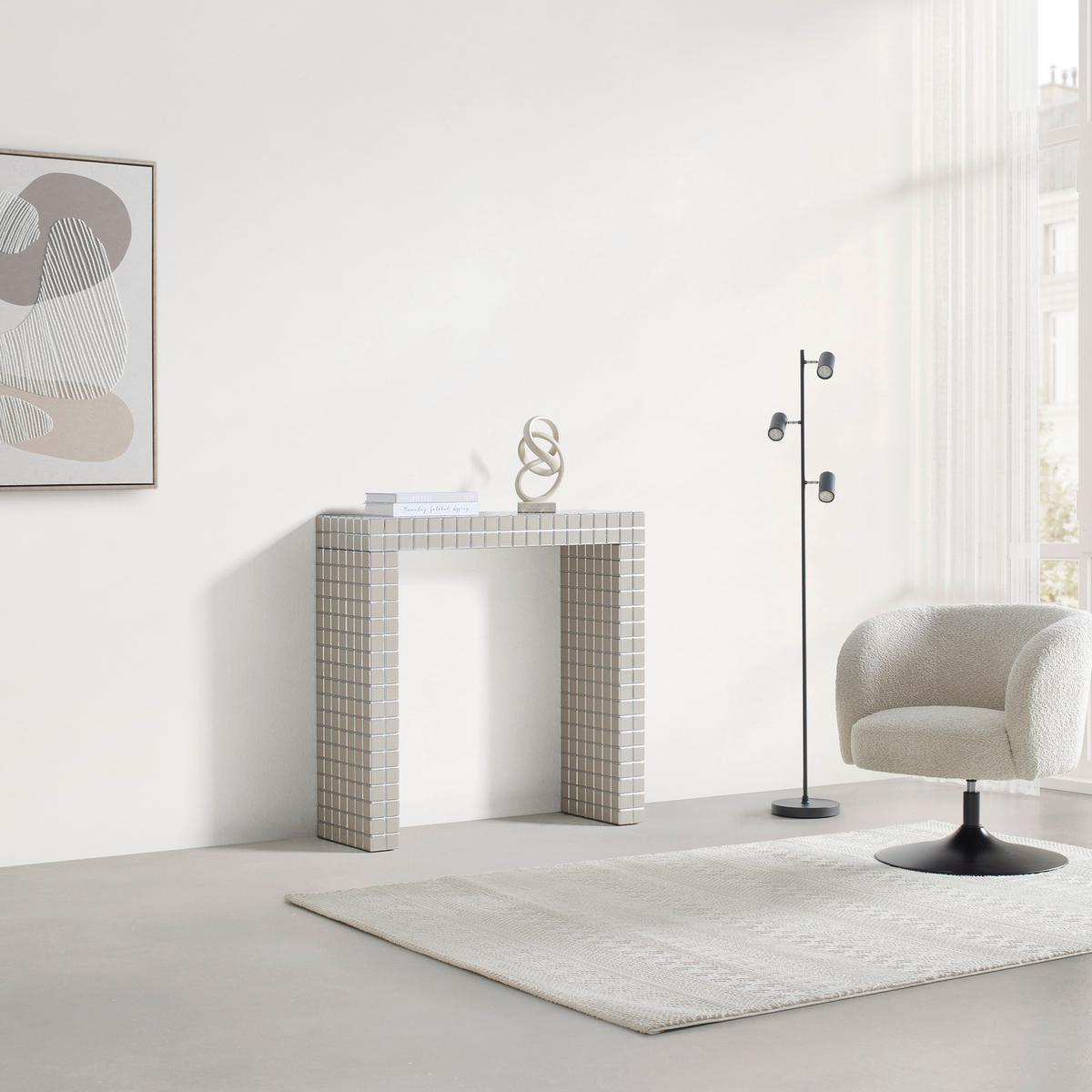 Konsole Luisa Kaschmir - Kaschmir, MODERN, Holzwerkstoff (80/28/80cm) - Mömax