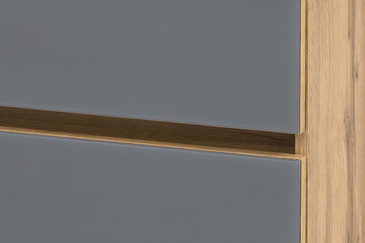 BADEZIMMER HELSINKI - Eichefarben/Weiß, KONVENTIONELL, Glas/Holzwerkstoff (120cm) - Held