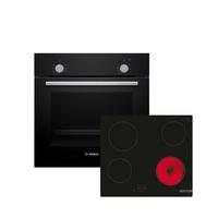 Backofenset HBD211FB65 Schwarz - Schwarz, Metall (60cm) - Bosch