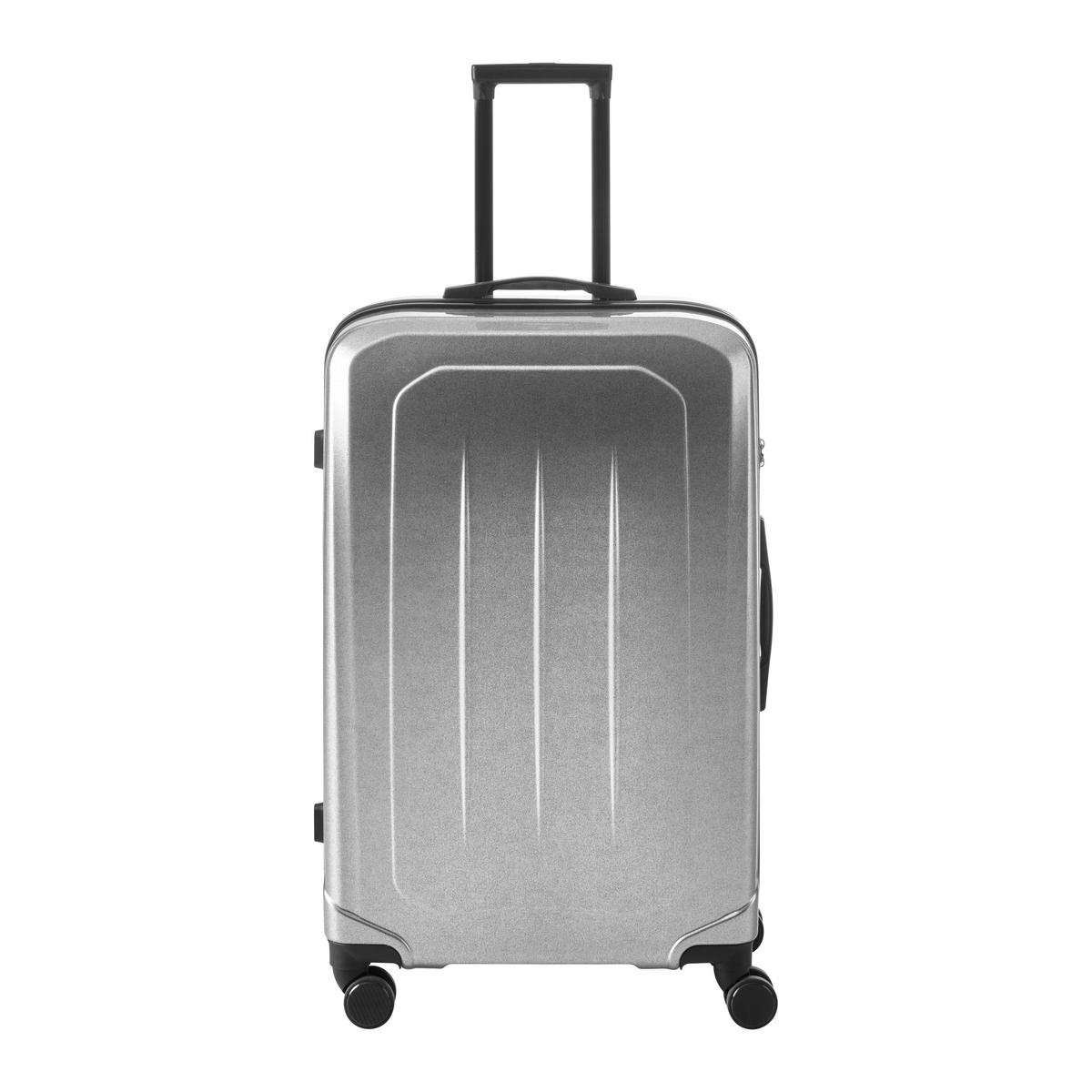 Reisekofferset Tokio Silberfarben, 3-teilig - Silberfarben, KONVENTIONELL, Kunststoff/Textil - Mömax