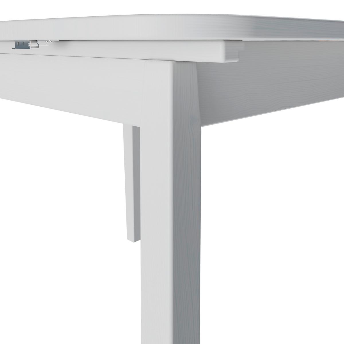 STÓŁ DO JADALNI CLAUDIA WEIß - biały, Modern, materiał drewnopochodny/drewno (110/90/76,5cm) - MID.YOU