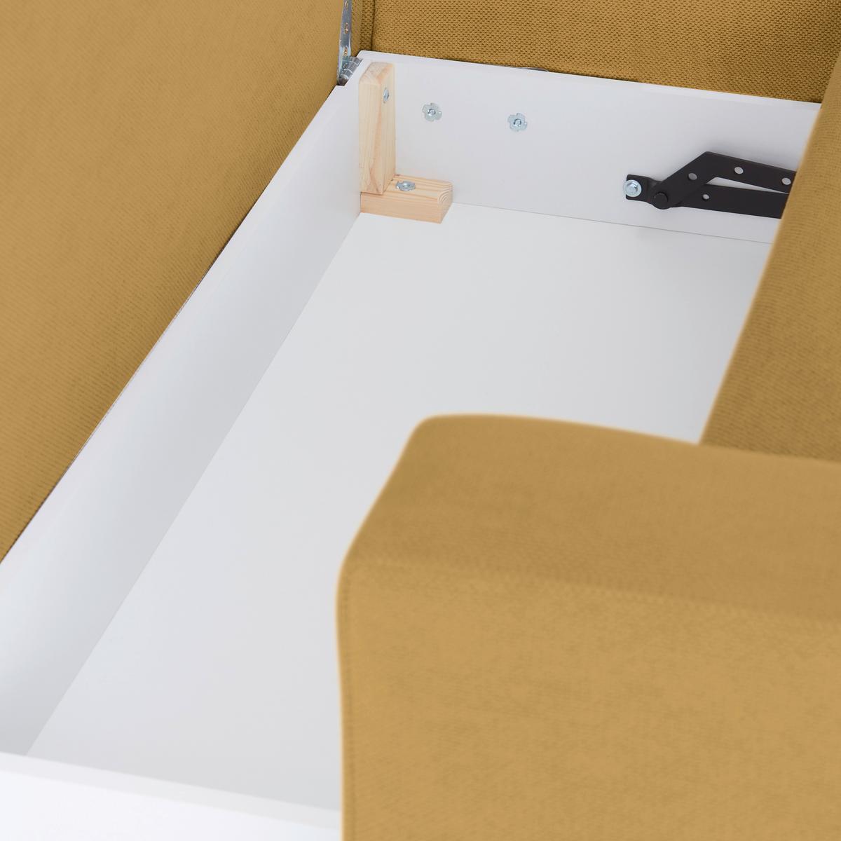 Coltar BERGAMO - galben, Modern, textil (238/162cm) - Mömax