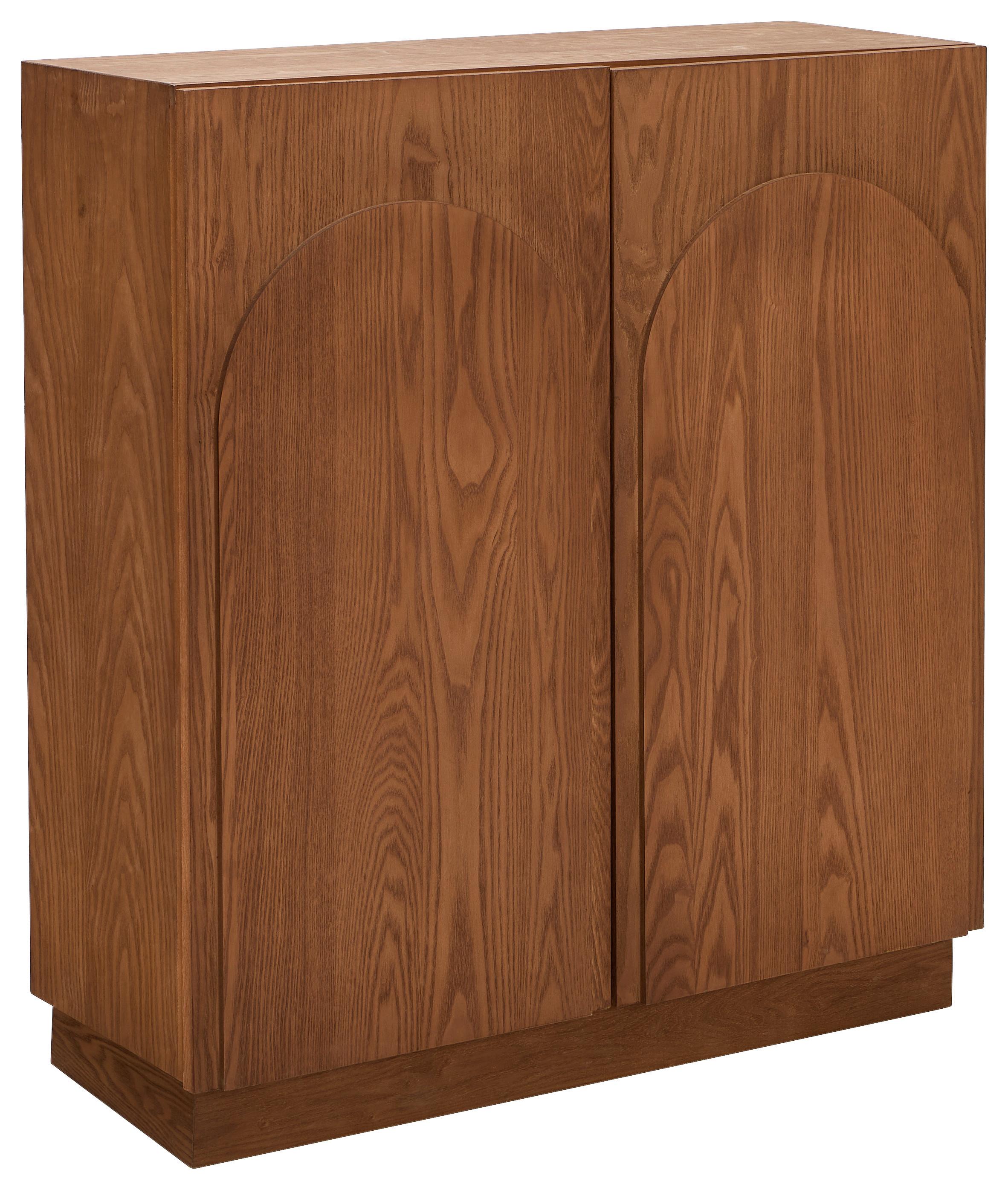 KOMODA TULLUS - kolor naturalny, Design, materiał drewnopochodny/drewno (80/88/31cm) - MID.YOU