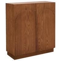 KOMODA TULLUS - kolor naturalny, Design, materiał drewnopochodny/drewno (80/88/31cm) - MID.YOU