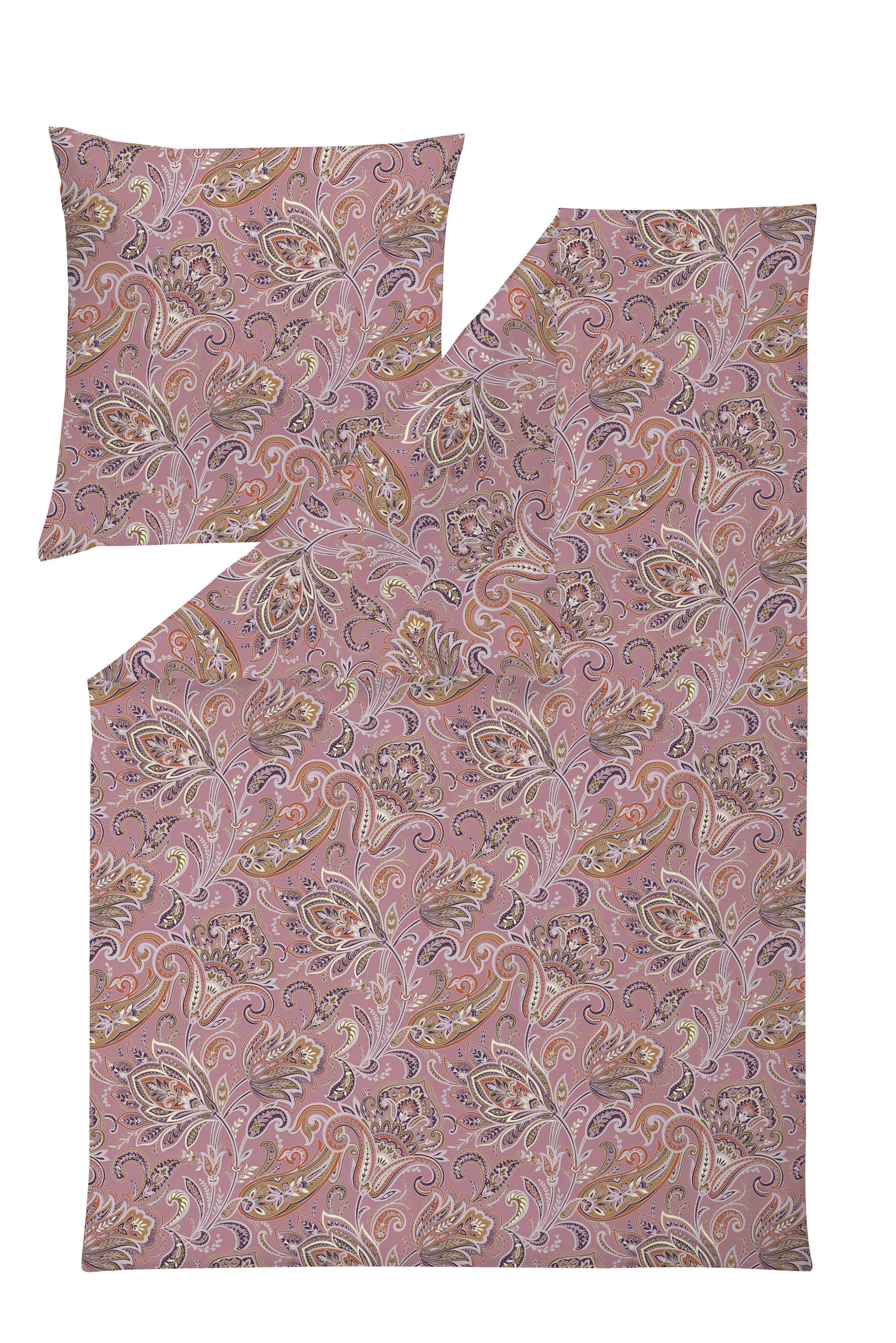 POŚCIEL MAUVE - fiolet, Basics, tkanina (135/200cm) - Estella