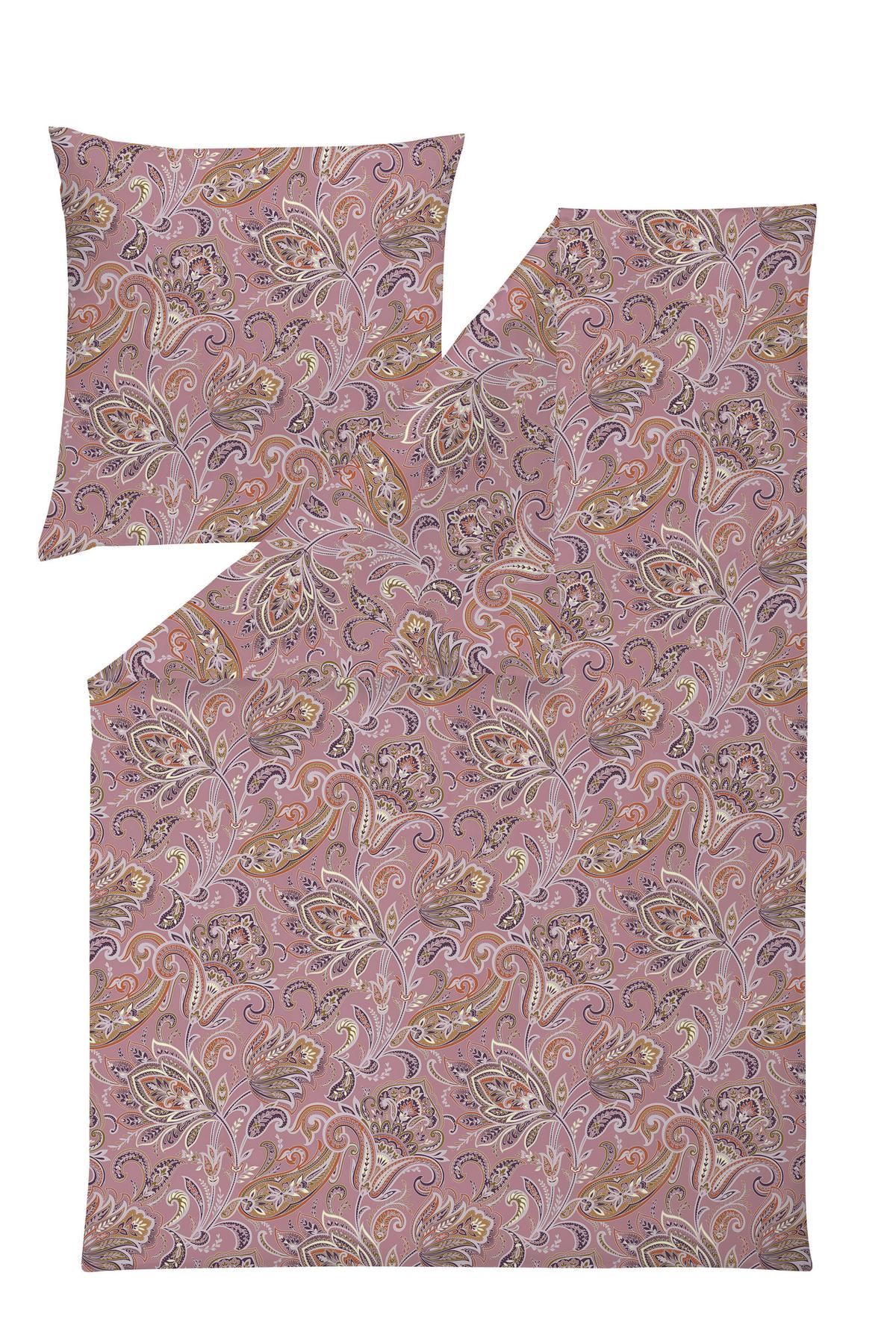 POŚCIEL MAUVE - fiolet, Basics, tkanina (135/200cm) - Estella
