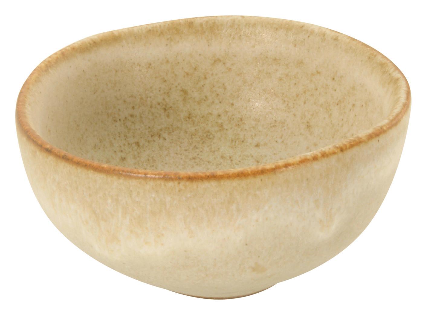 Schale Sahara aus Keramik Ø ca. 7,5cm - Weiss, Lifestyle, Keramik (7,5/4/7,5cm) - Zandiara