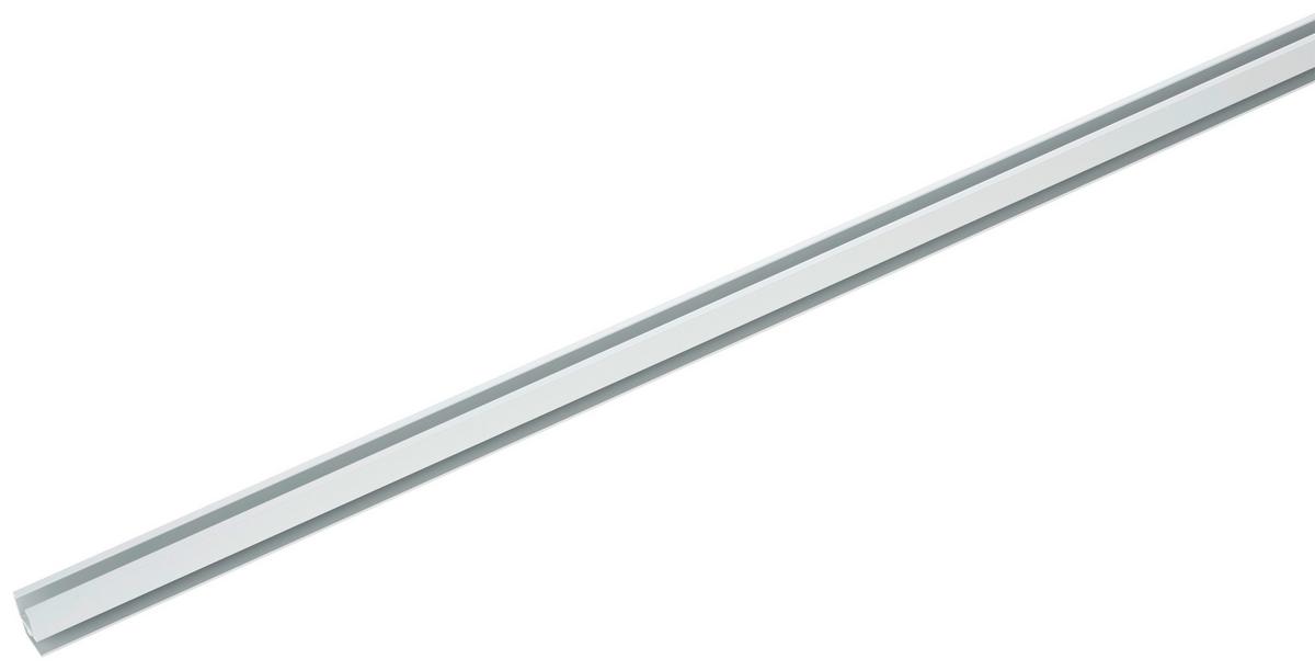 rail à rideaux Style Alufarben - couleur d'aluminium, métal (160cm) - Premium Living