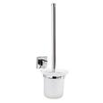 WC-Bürstengarnitur Mare Chromfarben - Chromfarben/Weiß, Glas/Kunststoff (11/38/15cm) - Mömax modern living WC-Bürstengarnitur Mare Chromfarben - Chromfarben/Weiß, Glas/Kunststoff (11/38/15cm) - Mömax modern living