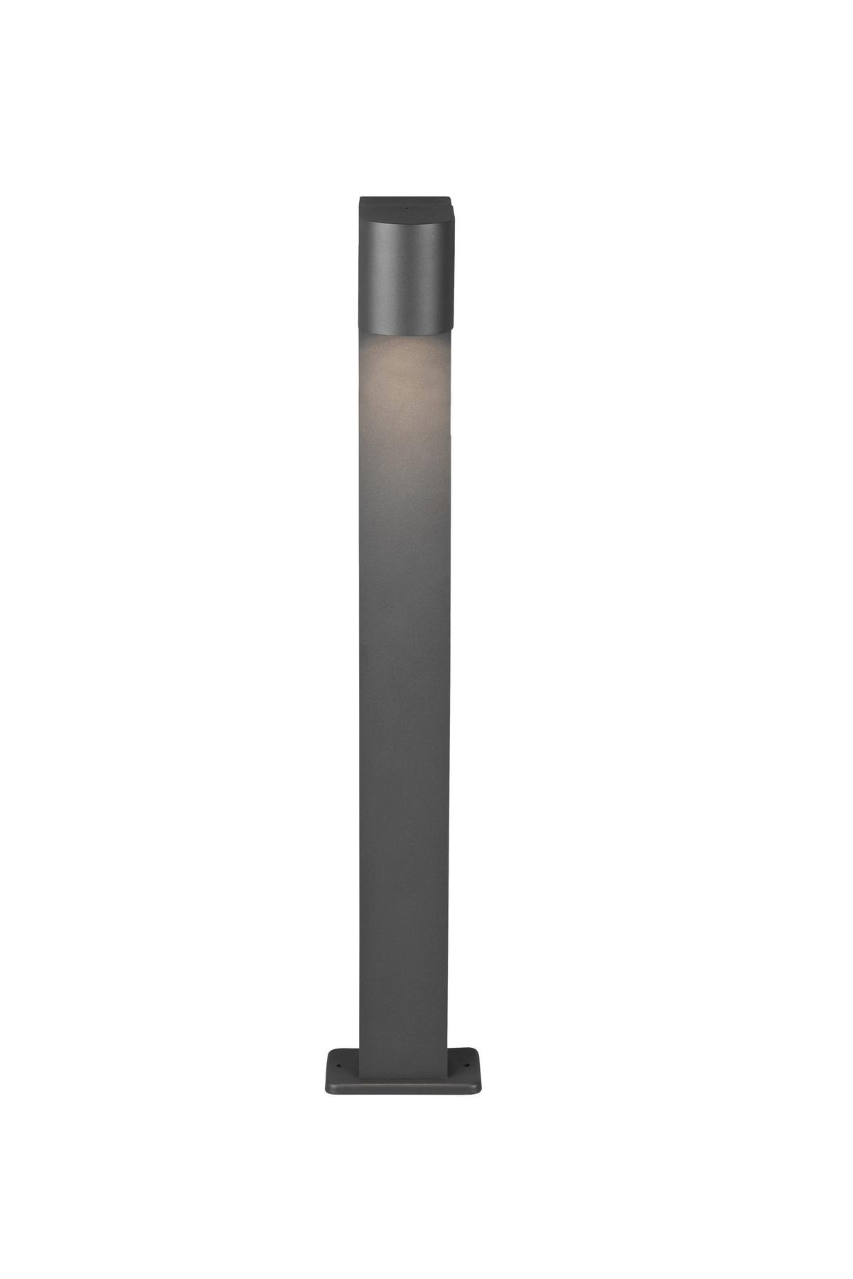Wegleuchte Roya in Anthrazit max. 20 Watt - Anthrazit, Design, Metall (15,0/100cm) - Trio Leuchten