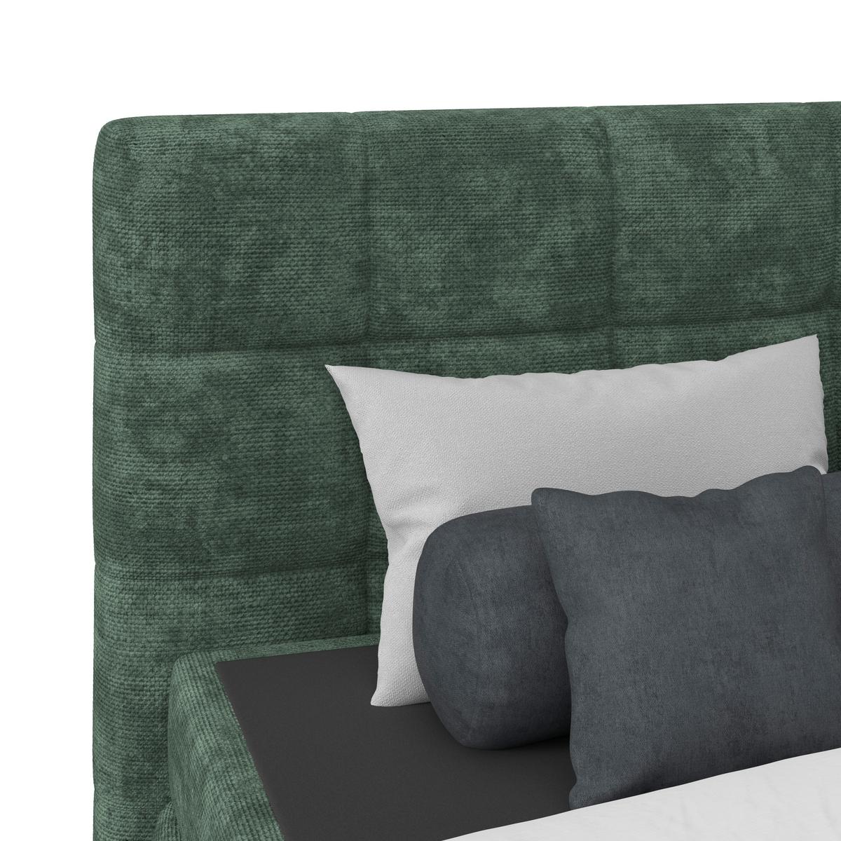 PAT BOX VEGA - verde, Trend, lemn/textil (160/200cm) - Modern Living