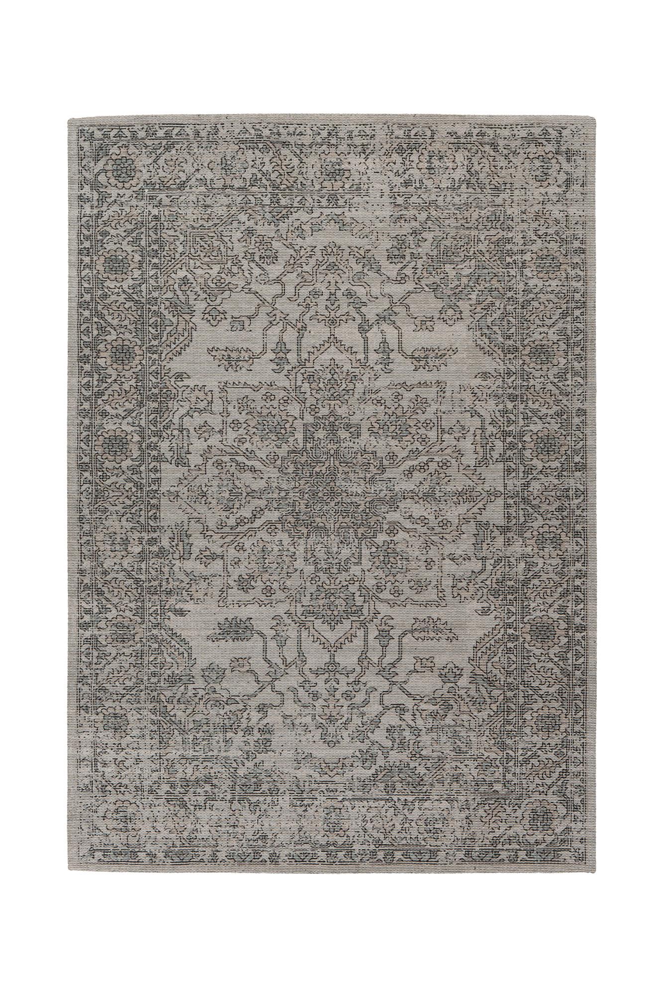 Teppich Perry 325 Grün / Taupe - Taupe/Pastellgrün, Konventionell, Textil (160/230cm) - Kayoom