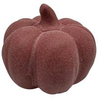 Dekokürbis Pumpi Braun - Braun, KONVENTIONELL, Keramik (12/9,8/11,8cm) - Mömax