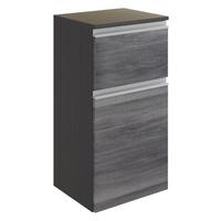 Unterschrank in Grau 'Arezzo' - Silberfarben/Alufarben, Basics, Holzwerkstoff/Kunststoff (40/79/35cm) - Held
