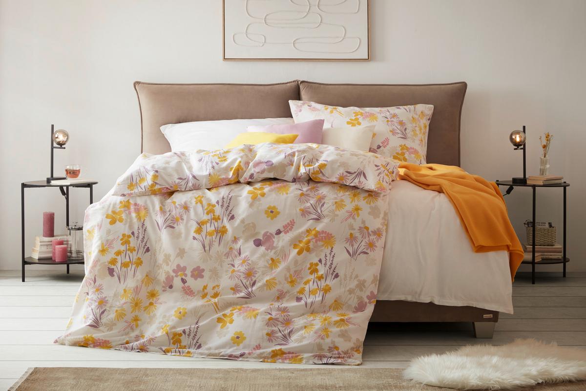 Odeja Iz Flisa Felicity - rumena, Konvencionalno, tekstil (140/200cm) - Modern Living