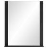 Wandspiegel Janne ca.59,6x71,1x12,3cm Schwarz - Schwarz/Grün, LIFESTYLE, Holzwerkstoff (59,6/71,1/12,3cm) - MID.YOU