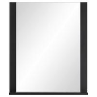 Wandspiegel Janne ca.59,6x71,1x12,3cm Schwarz - Schwarz/Grün, LIFESTYLE, Holzwerkstoff (59,6/71,1/12,3cm) - MID.YOU
