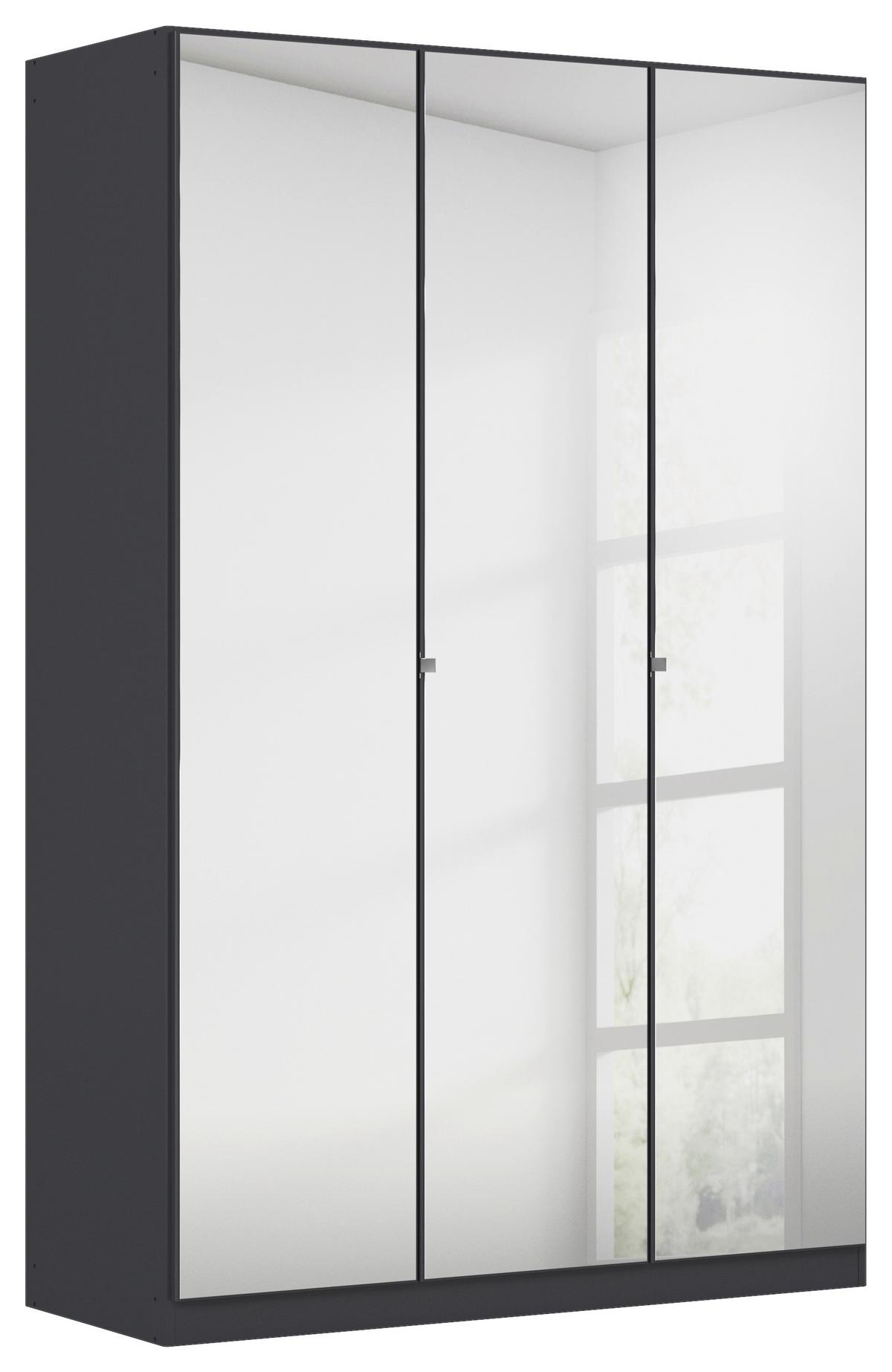 DULAP REFLECT - argintiu/gri, Modern, material pe bază de lemn (136/210/54cm)