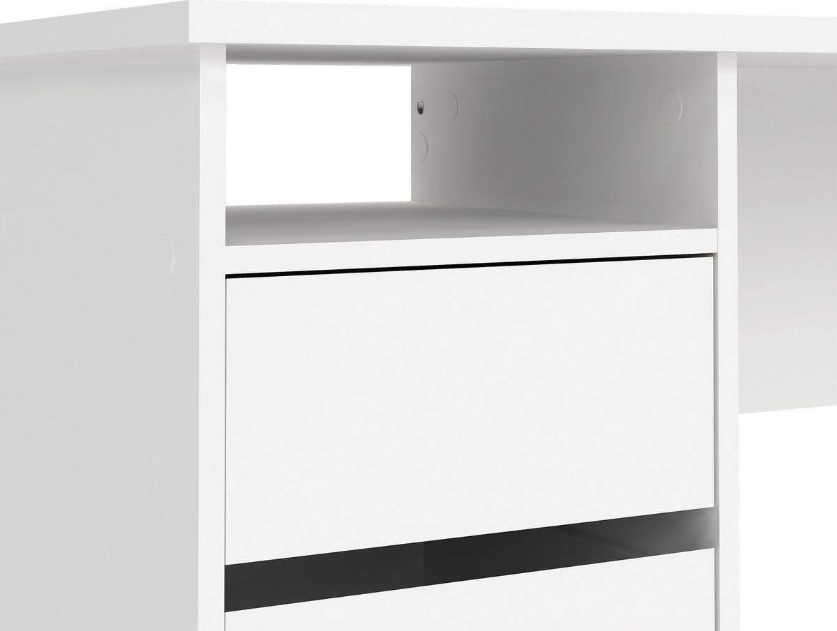 BIURKO FUNCTION PLUS - biały, Modern, materiał drewnopochodny (110/48,5/76cm) - MID.YOU