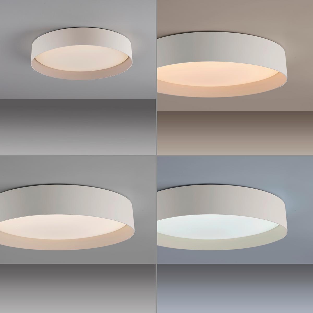 LAMPA SUFITOWA LED 14594-39 TAVOLI - kolor piaskowy, Konventionell, tworzywo sztuczne/metal (39/39/7.3cm) - Schöner Wohnen