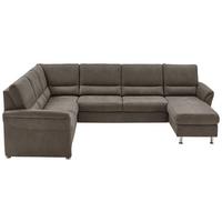 Wohnlandschaft Multi-U in Anthrazit - Chromfarben/Anthrazit, Modern, Holz/Holzwerkstoff (318/94/228cm) - Mömax