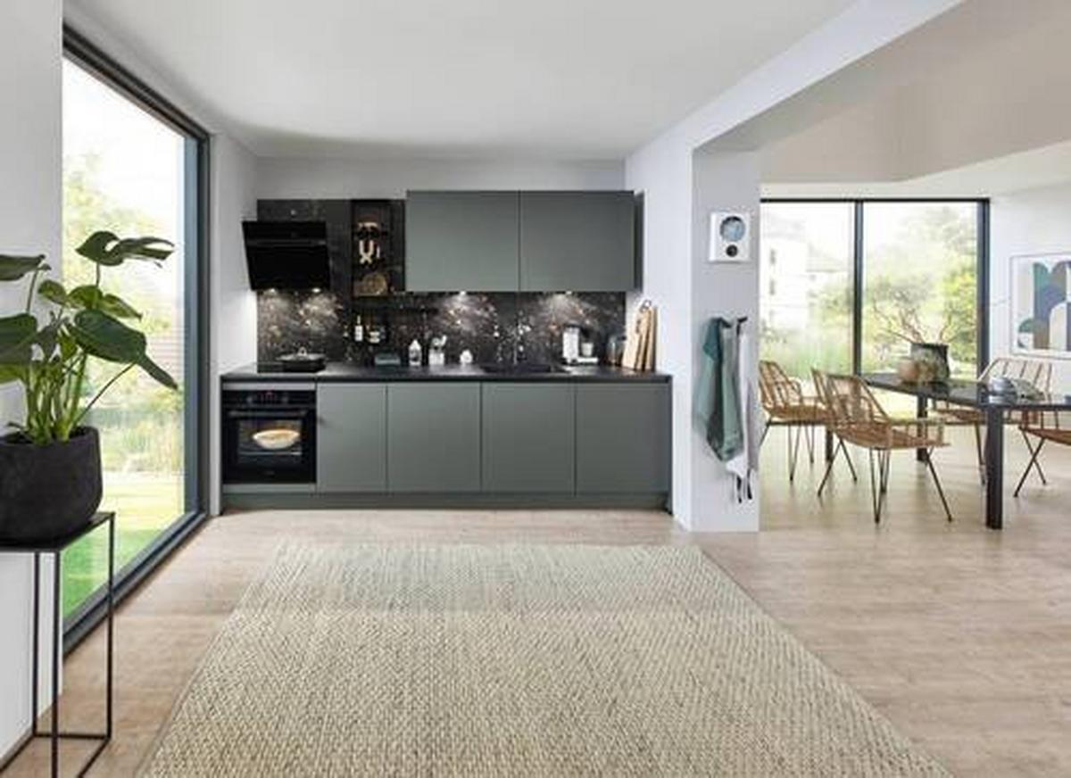 Bucătărie la comandă Easytouch - Basics, material pe bază de lemn (290cm) - Nobilia