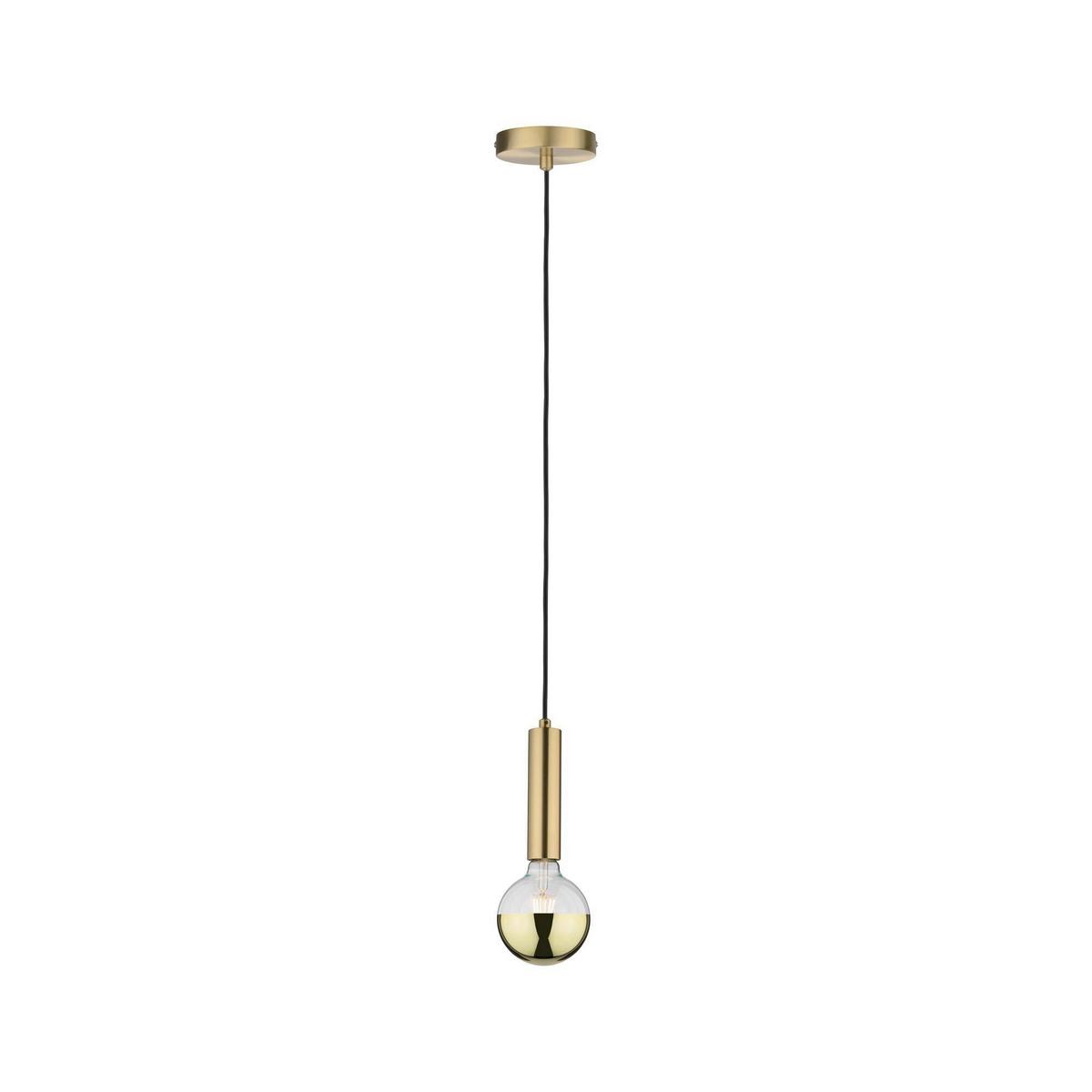 Hängeleuchte Kine in Messingfarben max. 60 Watt - Basics (10/150cm) - Paulmann