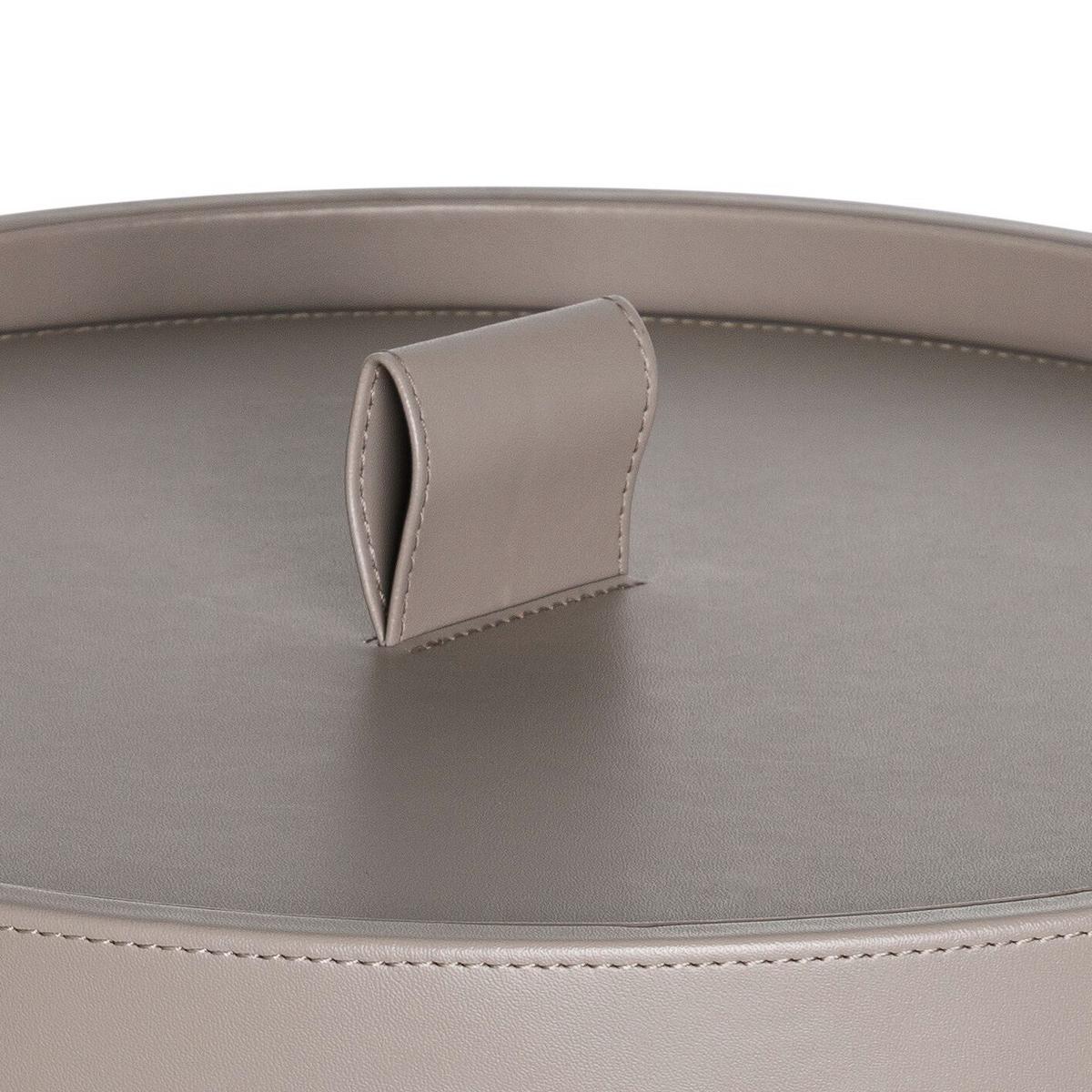 KOSZ NA PRANIE JOOP! CORNFLOWER - biały/szary, Design, tworzywo sztuczne (36,5/36,5/50,5cm) - Joop!