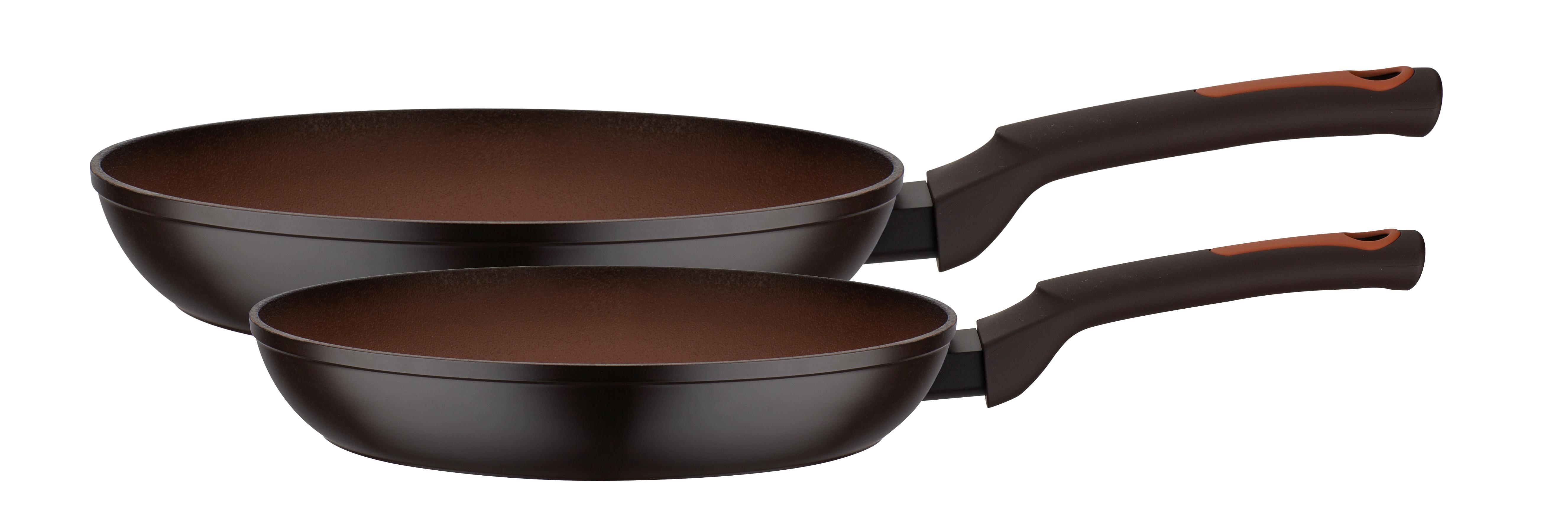 Set Ponev Terra, 2-Delni - črna/rjava, Basics, kovina (24+28cm) - GSW