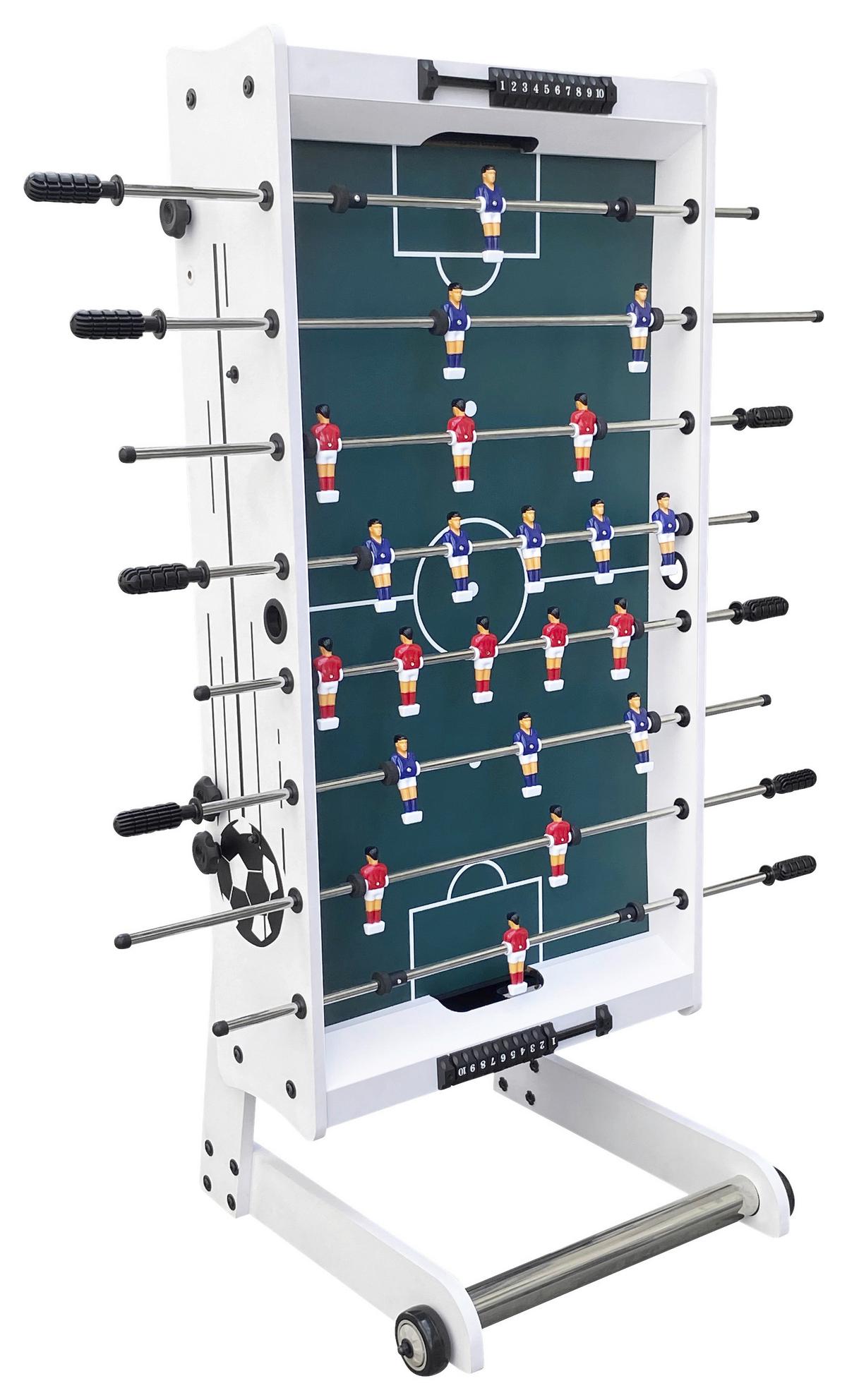 Tischfußball Scorpion Kick - Weiß, KONVENTIONELL, Holz (61/81/122cm) - Ambia Garden