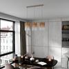 HÄNGLAMPA STAB - bärnstensfärgad/champagne, Modern, metall/glas (81/20/150cm)