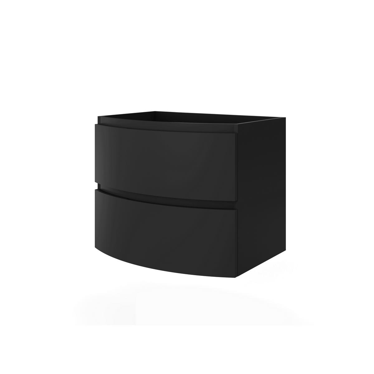 Element Ispod Umivaonika Armonia - bijela/crna, Moderno, drvni materijal/prirodni materijali (70/56/49cm)