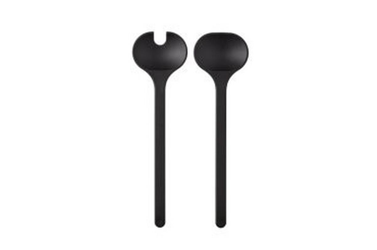 ZESTAW DO SAŁATEK 105941441100 - czarny, Konventionell, tworzywo sztuczne (30,1/12,7cm) - Mepal