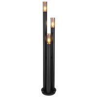 Zunanja Svetilka Boston, 23 W - siva/črna, Design, kovina/umetna masa (28/170cm) - Globo