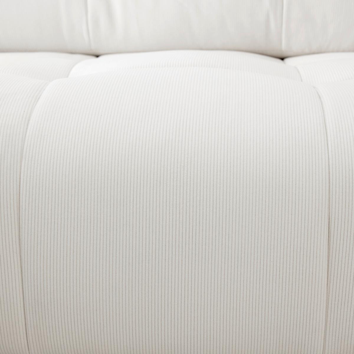 Sedežna Garnitura Estella - temno siva/krem barve, Moderno, kovina/tekstil (326/85/270cm) - Bessagi Home
