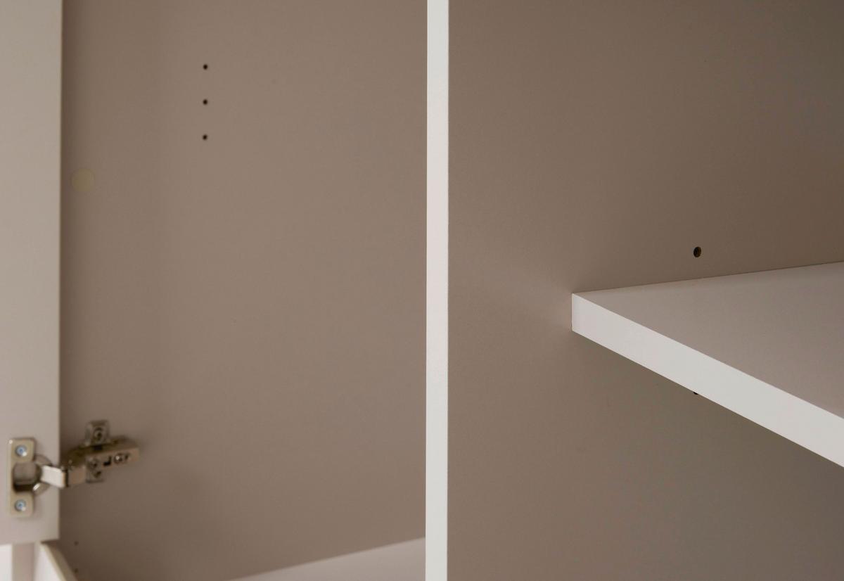 Element Ispod Sudopera Sardegna - kašmir/srebrne boje, Romantično / ladanjski, drvni materijal/metal (130,3/92/60cm)