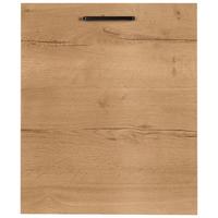 Geschirrspülerfront Structura Eiche - Eichefarben/Schwarz, MODERN, Holzwerkstoff/Metall (60/72/1,9cm) - Nobilia