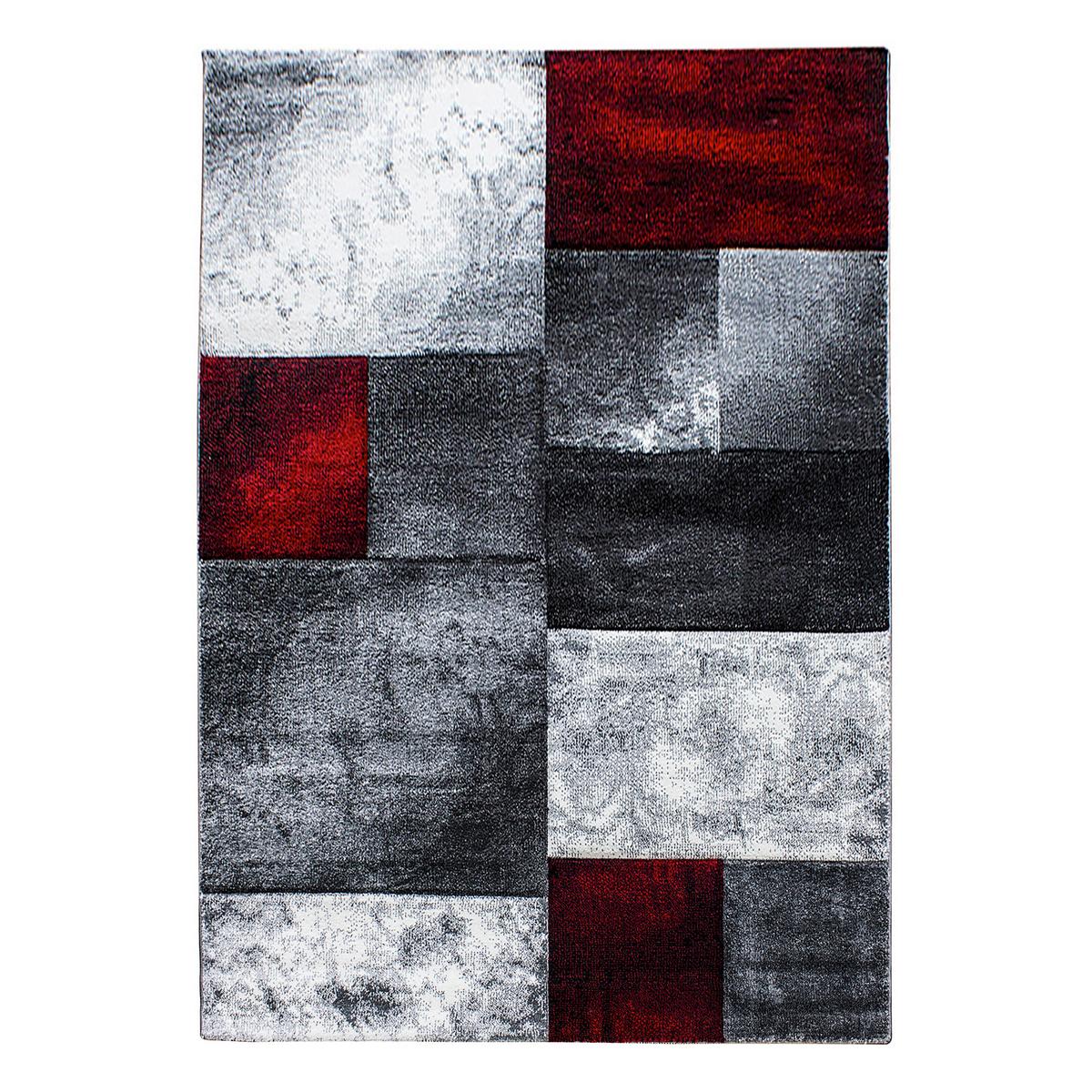 Flachwebeteppich Hawaii Rot ca. 280x370cm - Rot, Design, Textil (280/370cm) - Novel