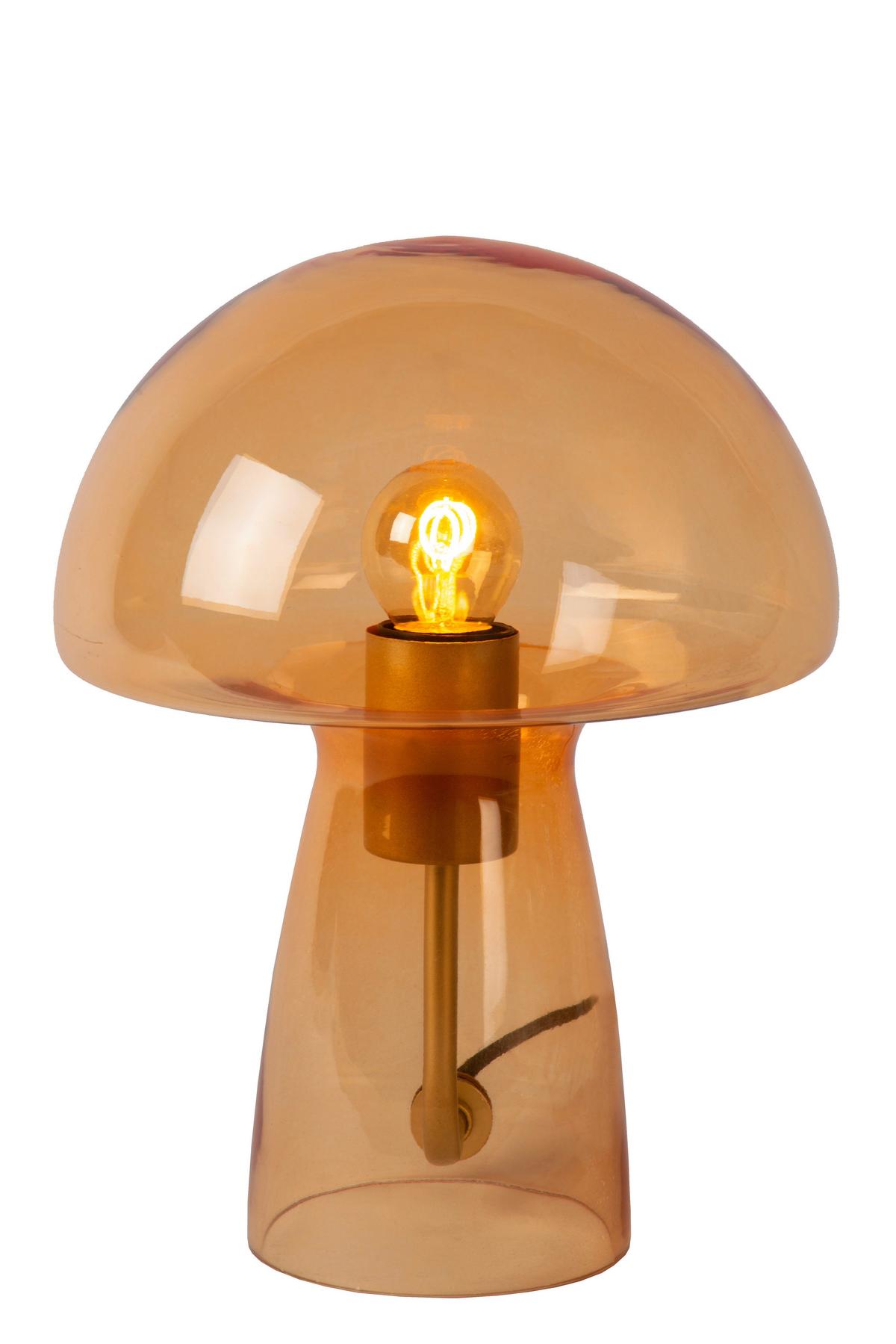 Tischleuchte 10514/01/53 Fungo - Orange, Trend, Glas (23/23/28cm) - Lucide