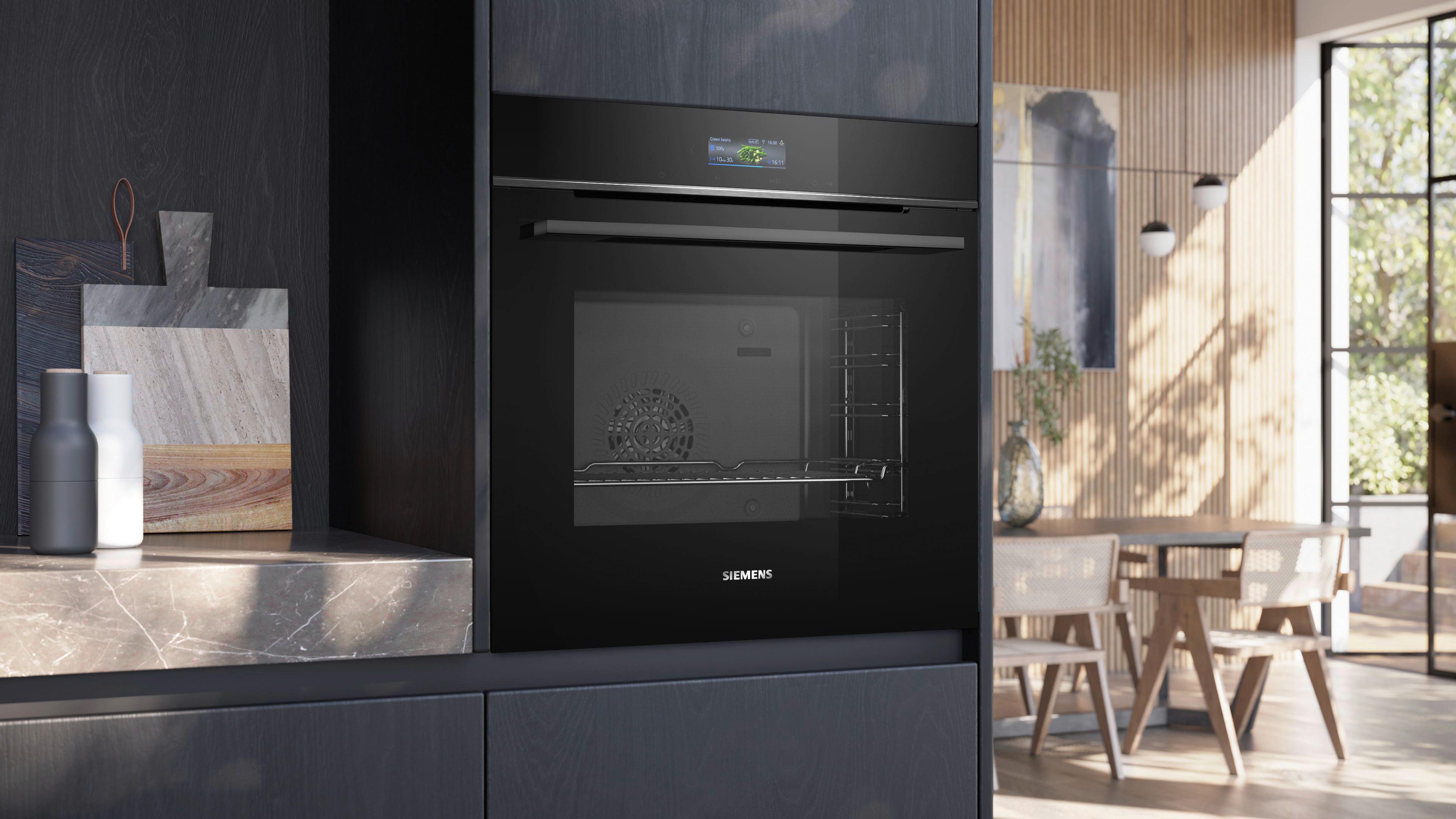 Einbaubackofen HB734G1B1 Schwarz - Schwarz, Metall (59,4/59,5/54,8cm) - Siemens