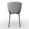 STOL NOEMIE - mörkgrå/svart, Modern, metall/trä (49/81/54cm) - Bessagi Home