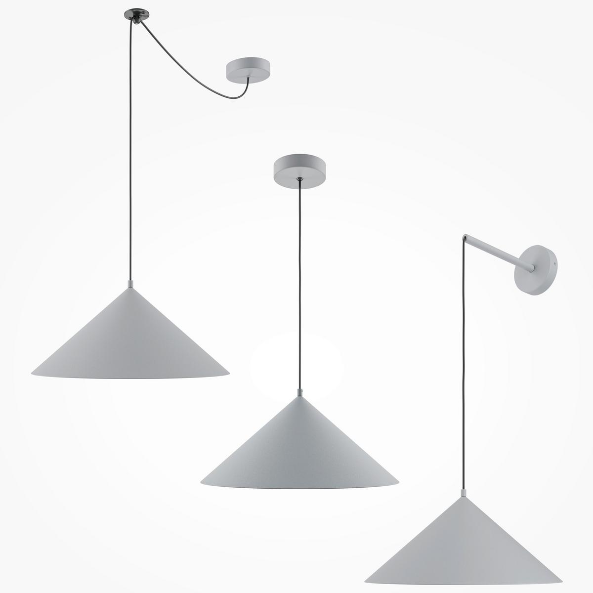 Pendelleuchte Mod167pl-01gr - Grau, Design, Metall (35/318cm) - MAYTONI
